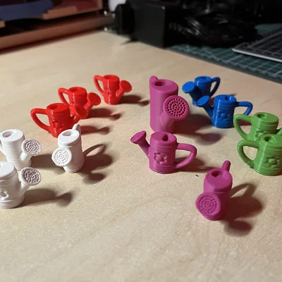Bình tưới cây mini in 3D siêu dễ thương cho trang trí và làm đồ chơi