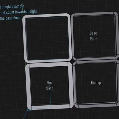 File STEP mẫu Gridfinity