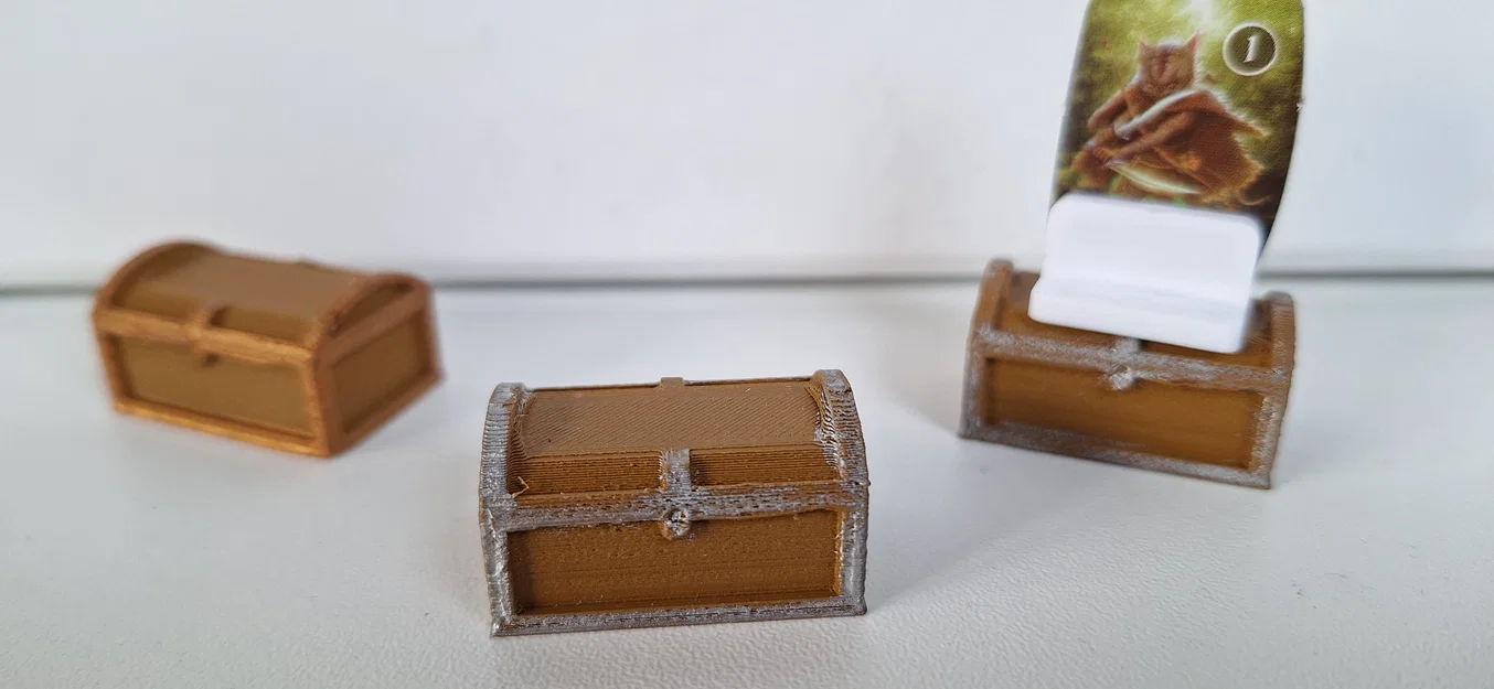 Mô hình rương kho báu 3D cho game Gloomhaven (In không cần support) - Image 1
