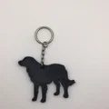 Móc khóa hình chú chó Golden Retriever in 3D đáng yêu - Thumbnail 3