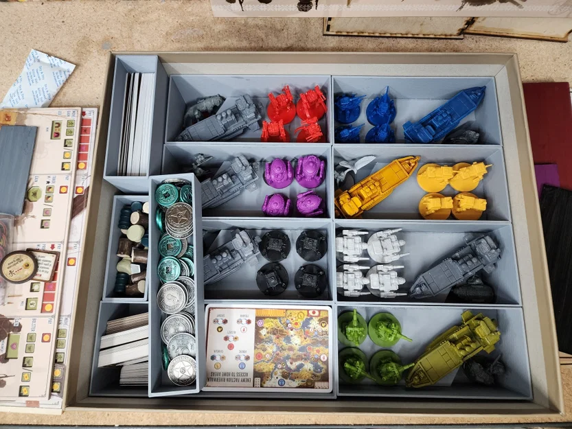 Insert cho board game Scythe kèm các bản mở rộng - Image 1