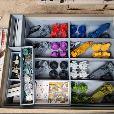 Insert cho board game Scythe kèm các bản mở rộng