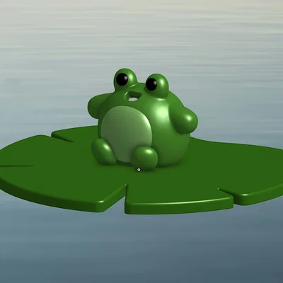 Ếch Nổi và Lá Súng Nổi (Floating Frog and Lilypad!)