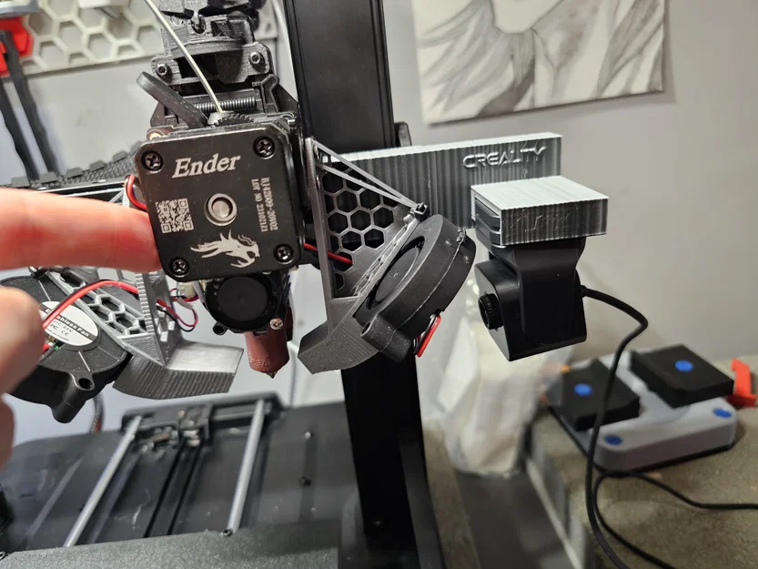 Ngàm gắn Nebula Camera trục X bản mở rộng cho Ender 3 V3 KE - Image 1