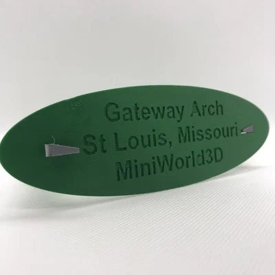 Gateway Arch - St. Louis, Missouri, USA (Mô hình in 3D)