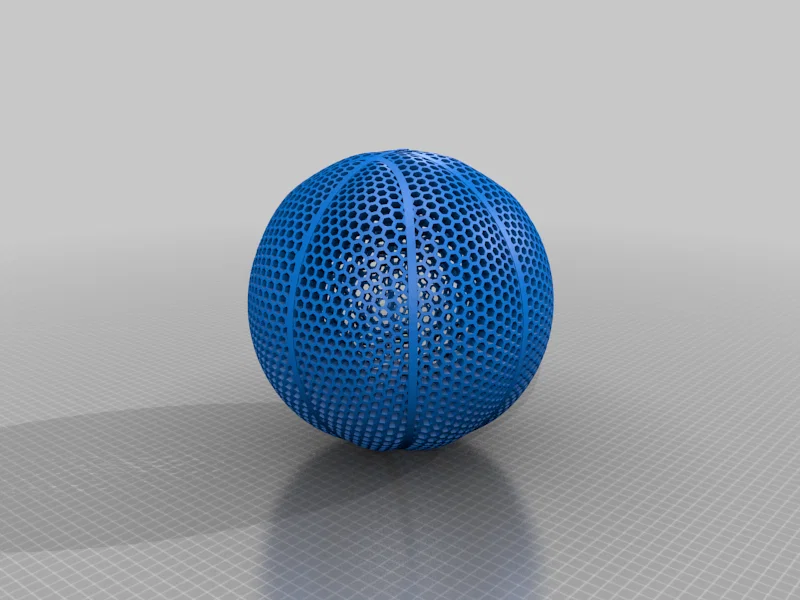 Mô hình bóng rổ Wilson airless độc đáo - Tự in 3D tại nhà - Image 3