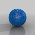 Mô hình bóng rổ Wilson airless độc đáo - Tự in 3D tại nhà - Thumbnail 3