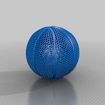 Mô hình bóng rổ Wilson airless độc đáo - Tự in 3D tại nhà