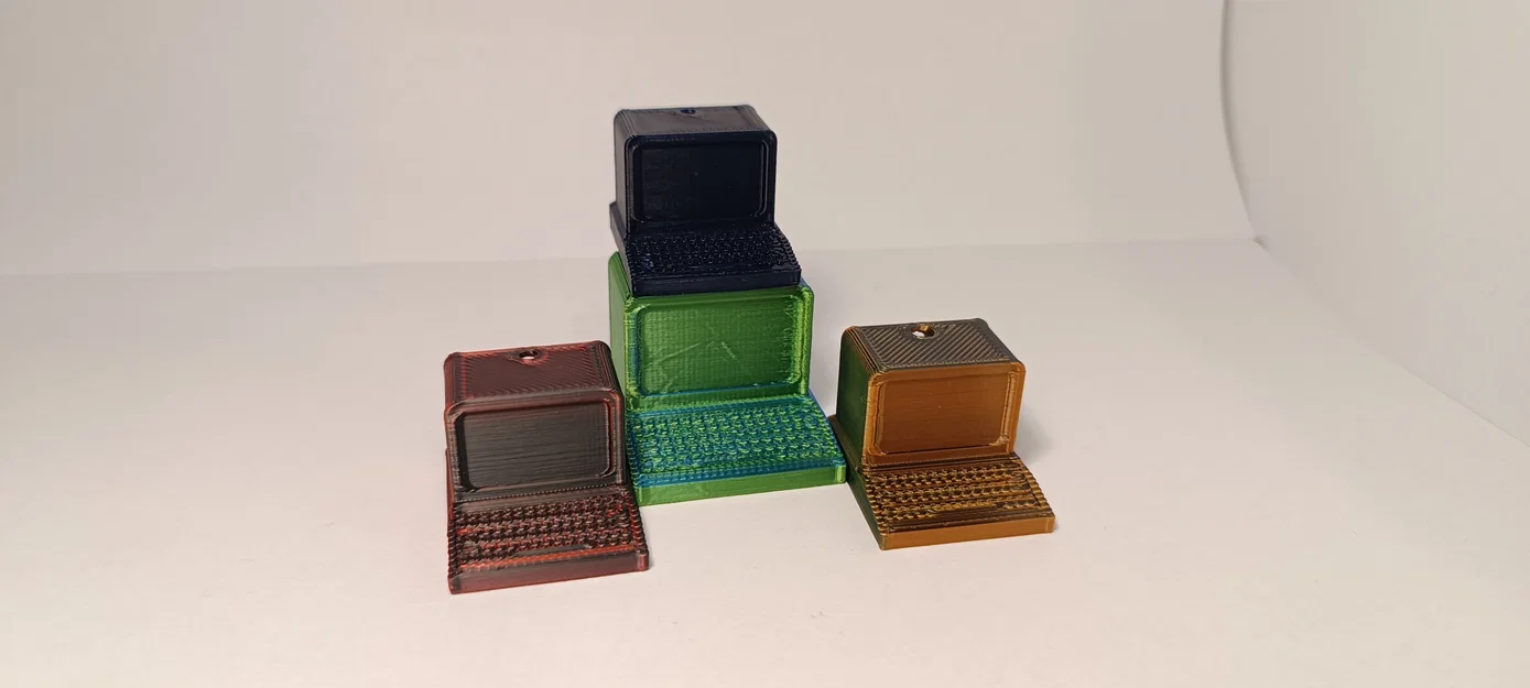 Móc khóa hình máy tính cổ điển 3D độc đáo cho tín đồ công nghệ - Image 6