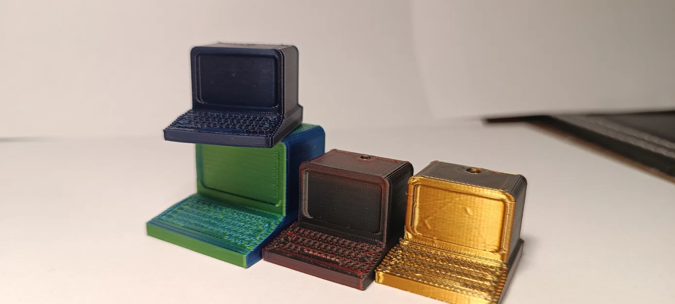 Móc khóa hình máy tính cổ điển 3D độc đáo cho tín đồ công nghệ - Image 13