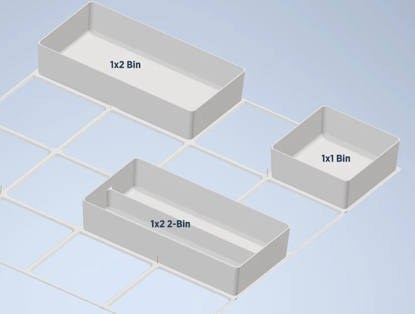 Khay Sắp Xếp Ngăn Kéo Nông (Shallow Drawer Organizer Trays) - Image 3