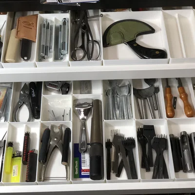 Bộ khay chia ngăn kéo (Shallow Drawer Organizer) bền chắc cho đồ dùng