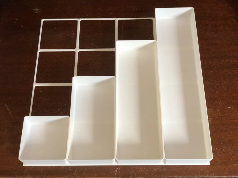 Bộ khay chia ngăn kéo (Shallow Drawer Organizer) bền chắc cho đồ dùng - Image 3