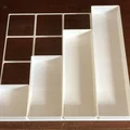 Bộ khay chia ngăn kéo (Shallow Drawer Organizer) bền chắc cho đồ dùng - Thumbnail 3