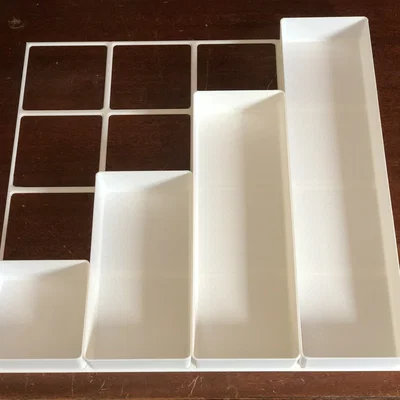 Bộ khay chia ngăn kéo (Shallow Drawer Organizer) bền chắc cho đồ dùng