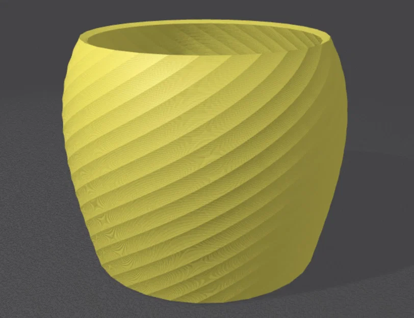 Chậu trồng cây mini 3D họa tiết xoắn hiện đại tinh tế - Image 5