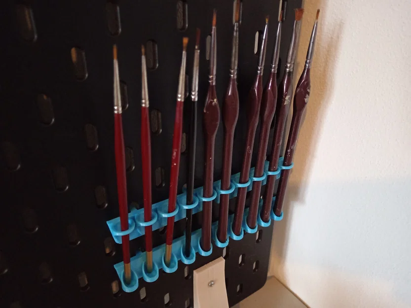 Giá treo cọ vẽ Skadis (Skadis paintbrush holder) - Image 1