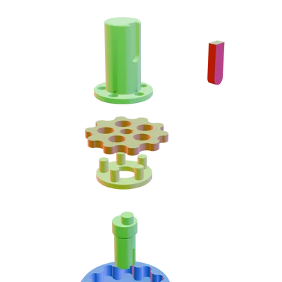 Mô hình hộp số Cycloidal Mini tỉ lệ 10:1 - Dự án in 3D giáo dục