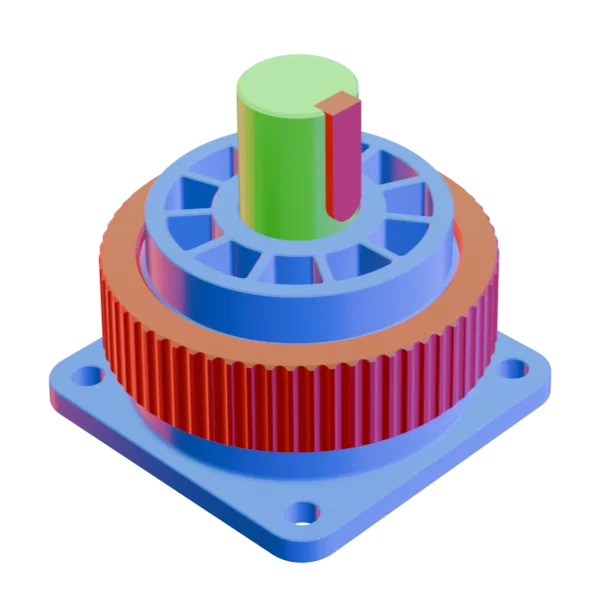 Mô hình hộp số Cycloidal Mini tỉ lệ 10:1 - Dự án in 3D giáo dục - Image 3