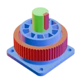 Mô hình hộp số Cycloidal Mini tỉ lệ 10:1 - Dự án in 3D giáo dục - Thumbnail 3