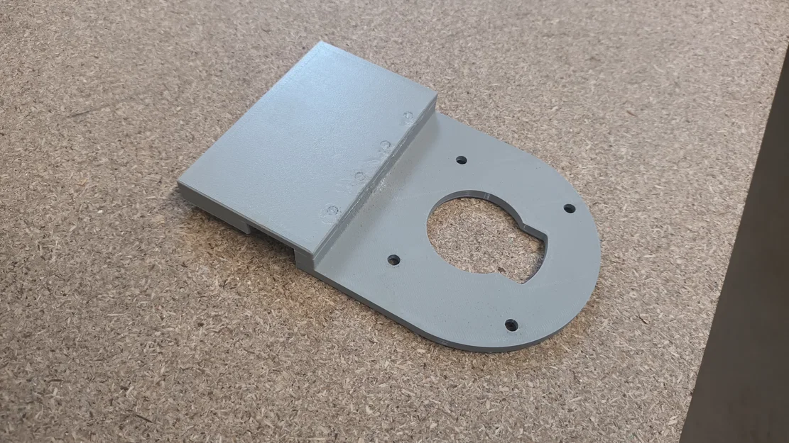 Adapter plate cho máy phay cầm tay Makita RT0700 để chạy trên thanh dẫn hướng Makita - Image 2