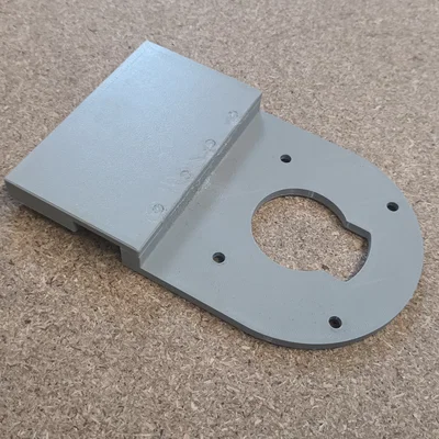 Adapter plate cho máy phay cầm tay Makita RT0700 để chạy trên thanh dẫn hướng Makita