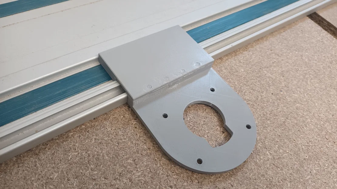Adapter plate cho máy phay cầm tay Makita RT0700 để chạy trên thanh dẫn hướng Makita - Image 4