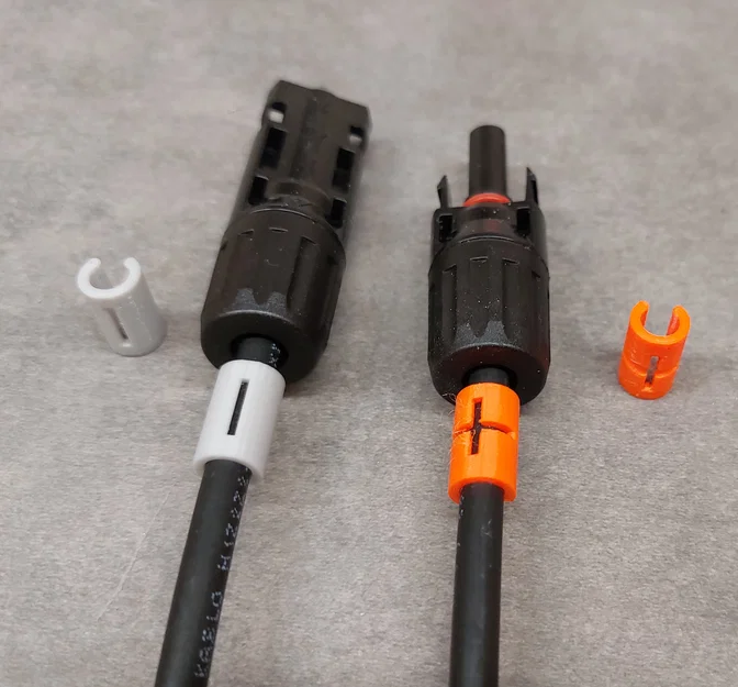 Kẹp đánh dấu phân cực cho cáp điện mặt trời MC4 - Image 1