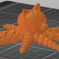Octo-Cat: Mô hình mèo bạch tuộc khớp nối đáng yêu để in 3D - Thumbnail 2