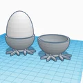 Khay đựng trứng để bàn thiết kế thông minh (Egg cup) - Thumbnail 1