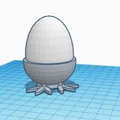 Khay đựng trứng để bàn thiết kế thông minh (Egg cup) - Thumbnail 2