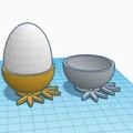Khay đựng trứng để bàn thiết kế thông minh (Egg cup) - Thumbnail 7