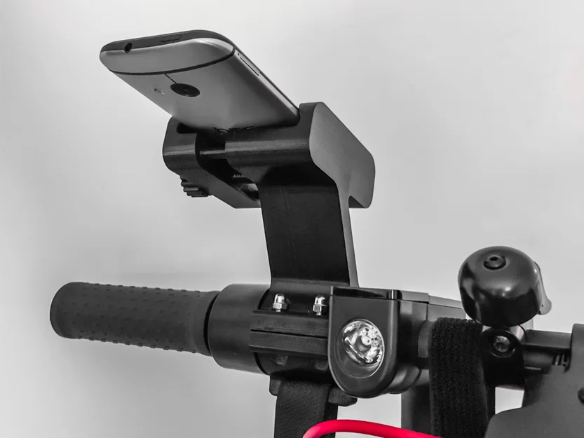 Giá đỡ điện thoại cho scooter/xe đạp – gắn ghi-đông thẳng (Xiaomi M365) - Image 3