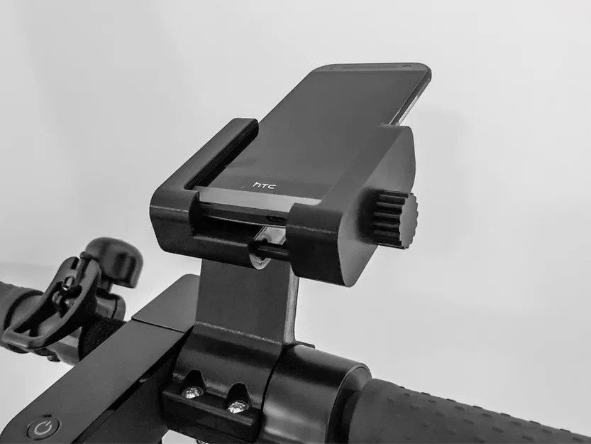 Giá đỡ điện thoại cho scooter/xe đạp – gắn ghi-đông thẳng (Xiaomi M365) - Image 5