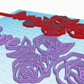 Valentine Rose of Love: Mẫu trang trí tình yêu in 3D đẹp mắt - Thumbnail 4