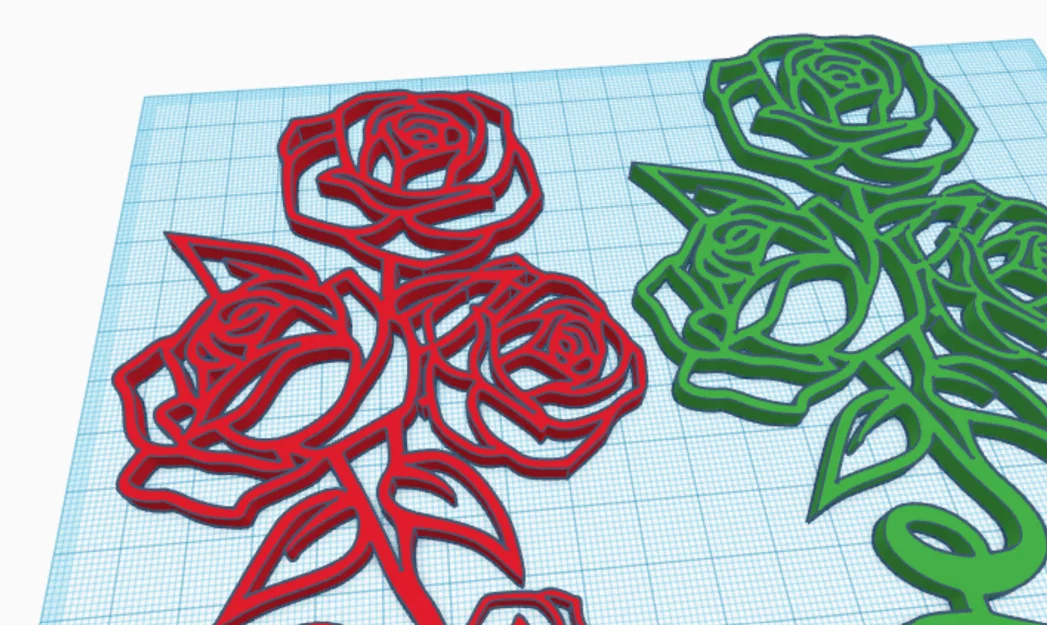 Valentine Rose of Love: Mẫu trang trí tình yêu in 3D đẹp mắt - Image 5