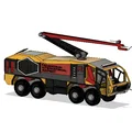 Xe cứu hỏa sân bay màu vàng 8x8 (Engine) có chuyển động - Thumbnail 1