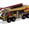 Xe cứu hỏa sân bay màu vàng 8x8 (Engine) có chuyển động - Thumbnail 5