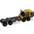 Khung gầm xe tải quân sự màu vàng (Yellow Military Truck Chassis) - Thumbnail 5