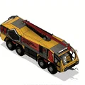 Xe cứu hỏa sân bay màu vàng 8x8 (Engine) có chuyển động - Thumbnail 6