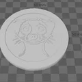 Animal Head Coasters – Bộ lót ly hình đầu thú - Thumbnail 13