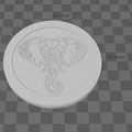 Animal Head Coasters – Bộ lót ly hình đầu thú - Thumbnail 17