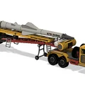 Xe tải chở SAM ZIL màu vàng (Yellow ZIL SAM Transport Truck) - Thumbnail 2