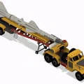 Xe tải chở SAM ZIL màu vàng (Yellow ZIL SAM Transport Truck) - Thumbnail 3