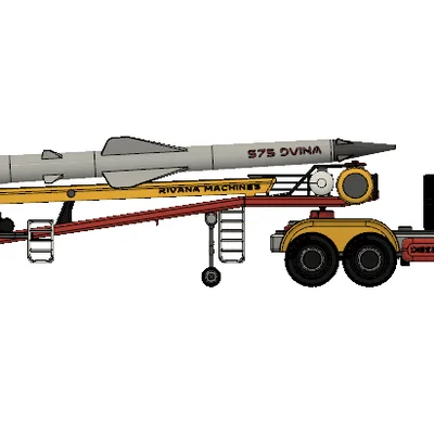 Xe tải chở SAM ZIL màu vàng (Yellow ZIL SAM Transport Truck)