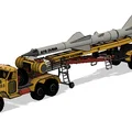 Xe tải chở SAM ZIL màu vàng (Yellow ZIL SAM Transport Truck) - Thumbnail 5