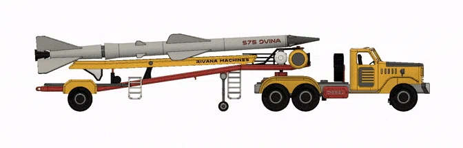 Xe tải chở SAM ZIL màu vàng (Yellow ZIL SAM Transport Truck) - Image 9