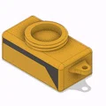 Xe tải chở ống Zil màu vàng có chuyển động - Thumbnail 7