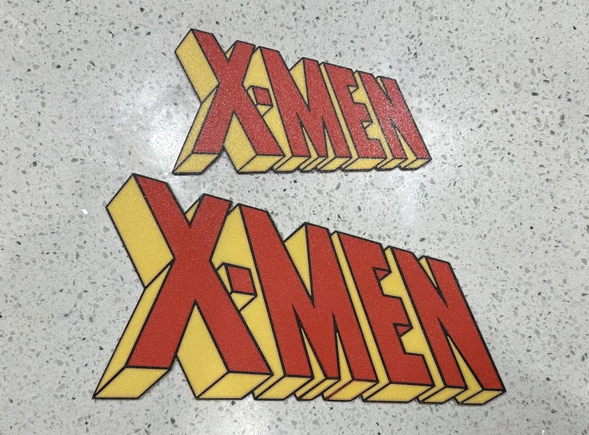 Mô hình 3D Logo X-Men - Vật phẩm trang trí cực chất cho fan Marvel - Image 2