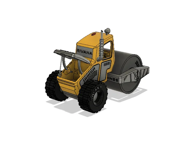 Xe Lu Modern 2 Màu Vàng (Version 2) Có Chuyển Động - Image 5